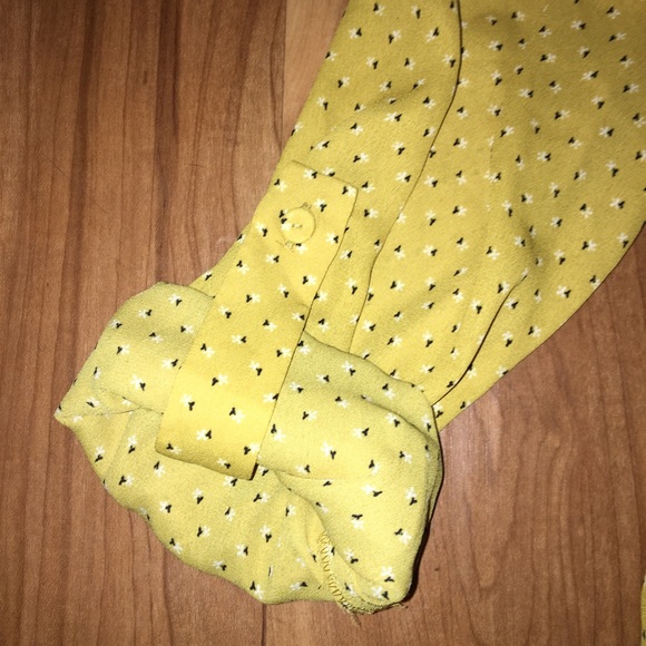 Loft Geometric Yellow Dress - Picture 5 of 8